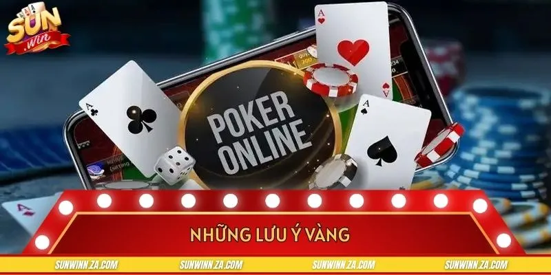 Bỏ túi lưu ý quan trọng